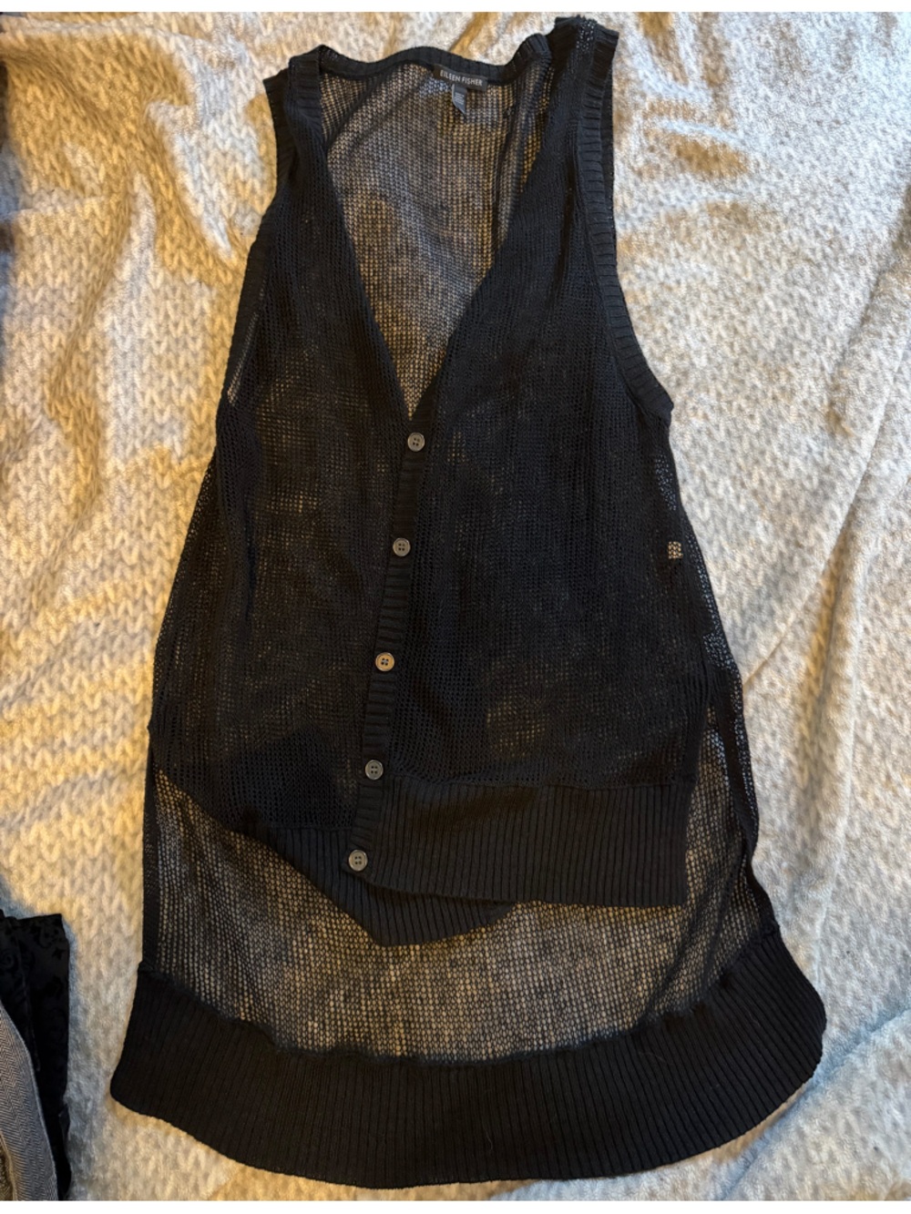 Witchy open knit vest